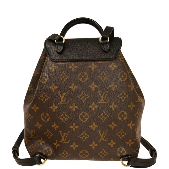 Louis Vuitton Monogram Canvas Backpack with Black Accents - Picture 12 of 14